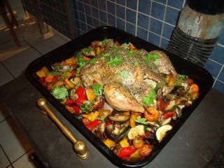 Mediterranean Roast Chicken